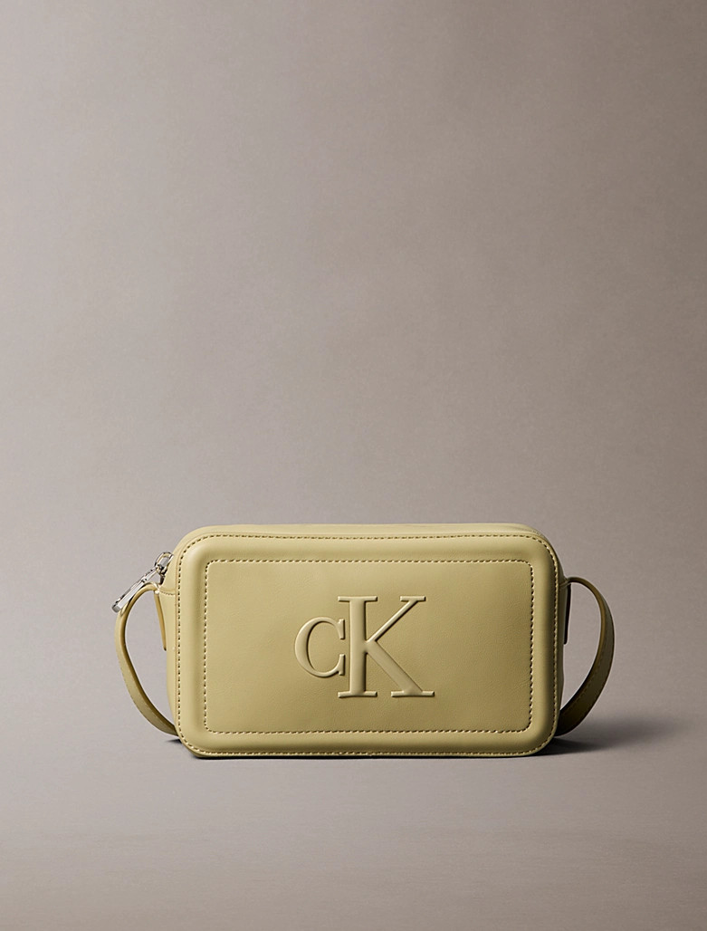 Calvin Klein Camera bag with embossed monogram logo