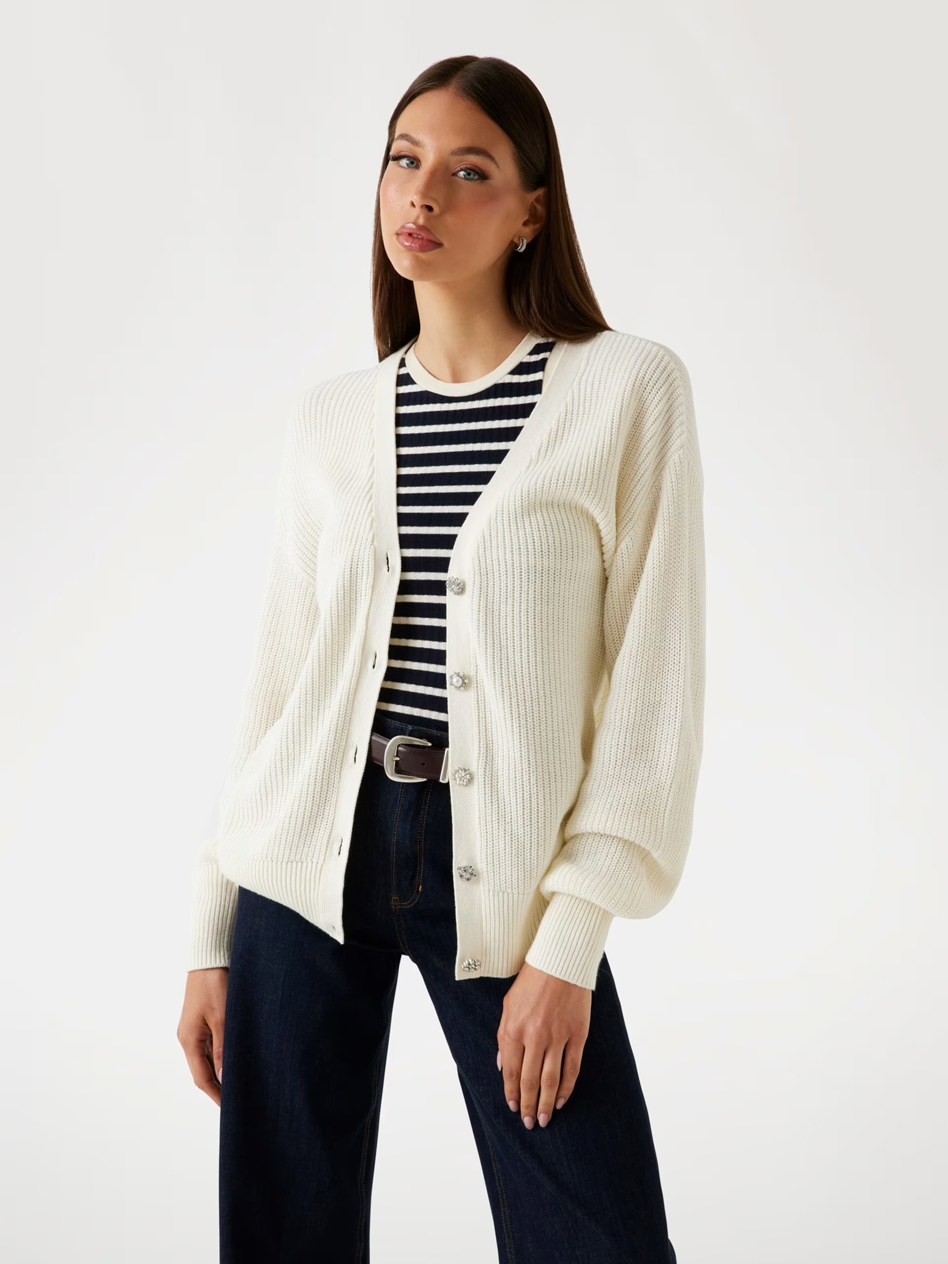 Guess Jeweled buttons cardigan