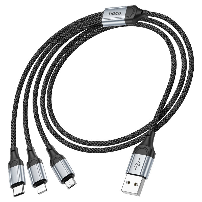 Hoco X102 3-in-1 2.4A 1M charging cable