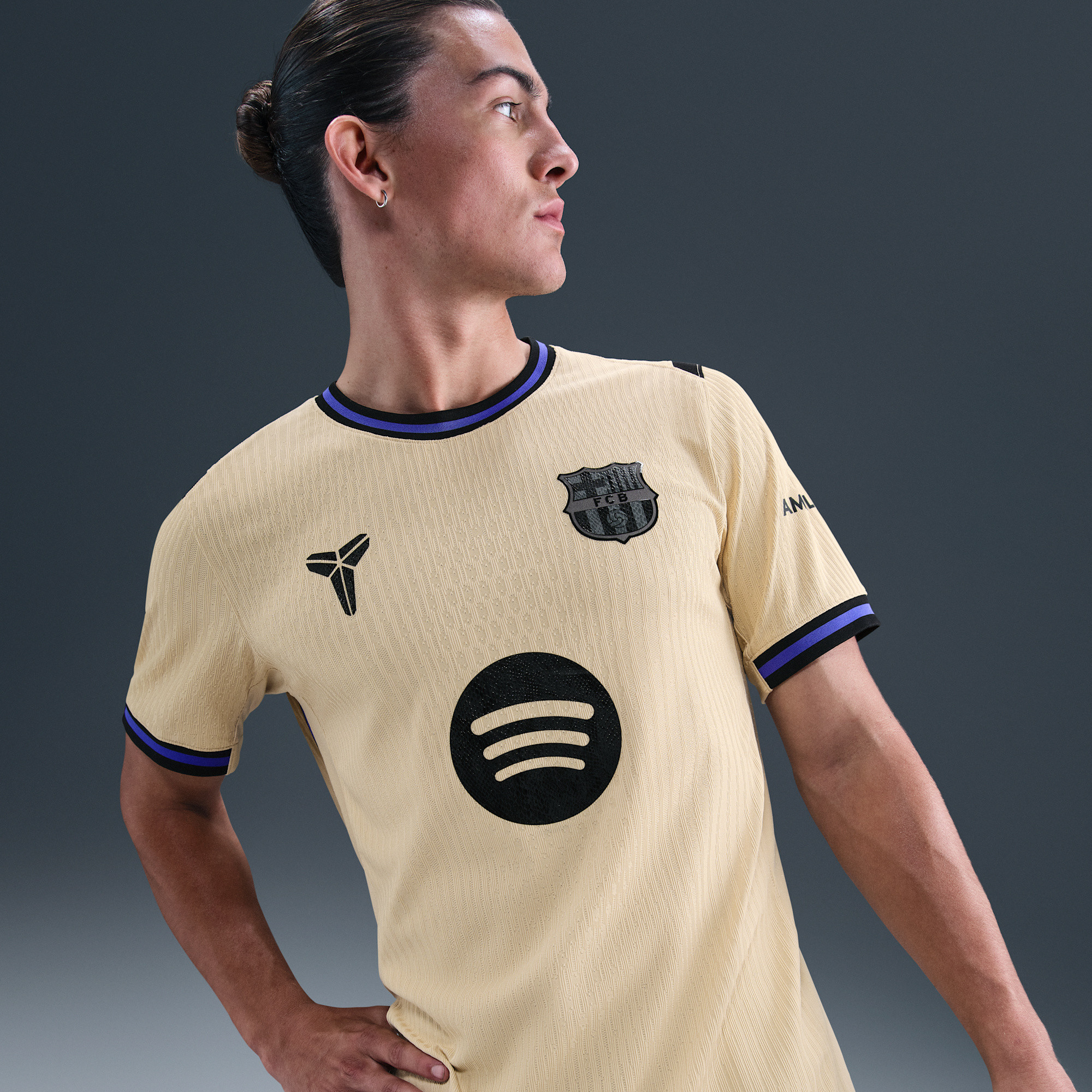 FC Barcelona 2025/26 Match Away Kobe Authentic Football Jersey with Dri-FIT ADV Technology