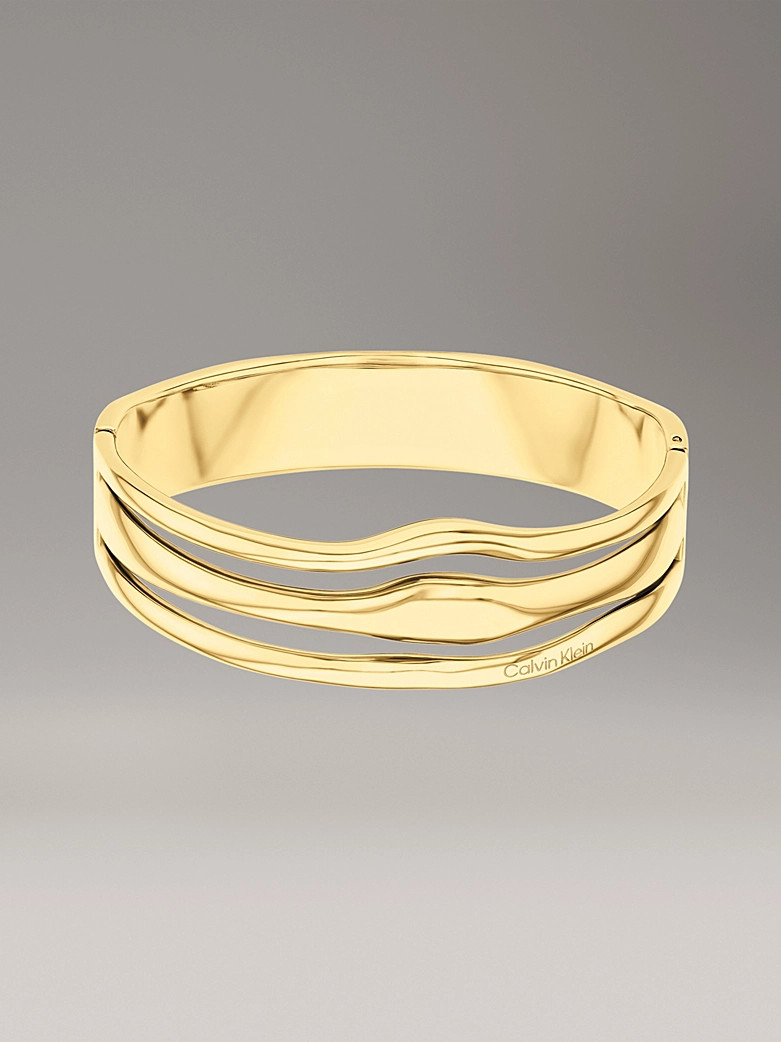 Calvin Klein Sculptural hinged bangle