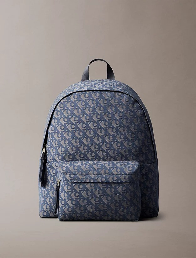 Men's Logo-Jacquard Pattern Backpack bag