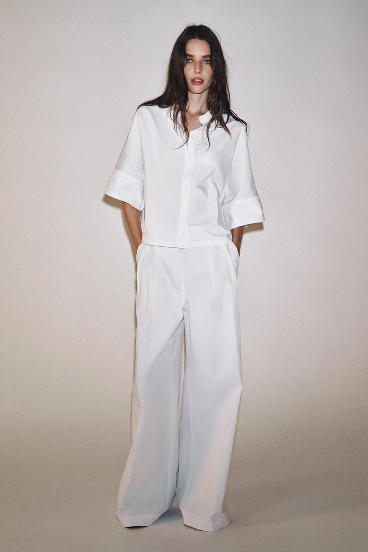 Zara ZW COLLECTION POPLIN SHIRT