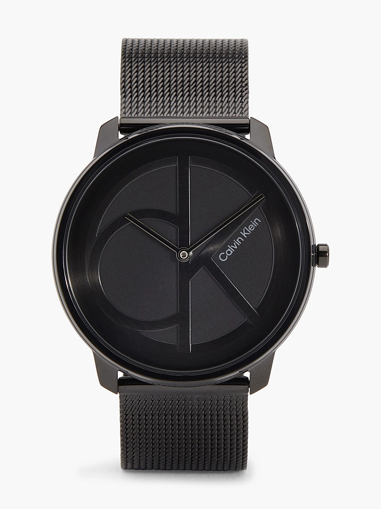 Calvin Klein Mesh watch with monogram logo