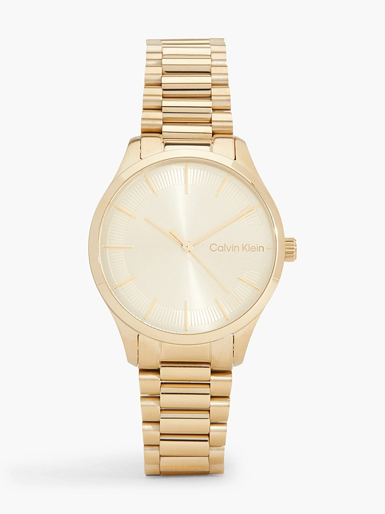 Calvin Klein Gold-plated steel wristwatch