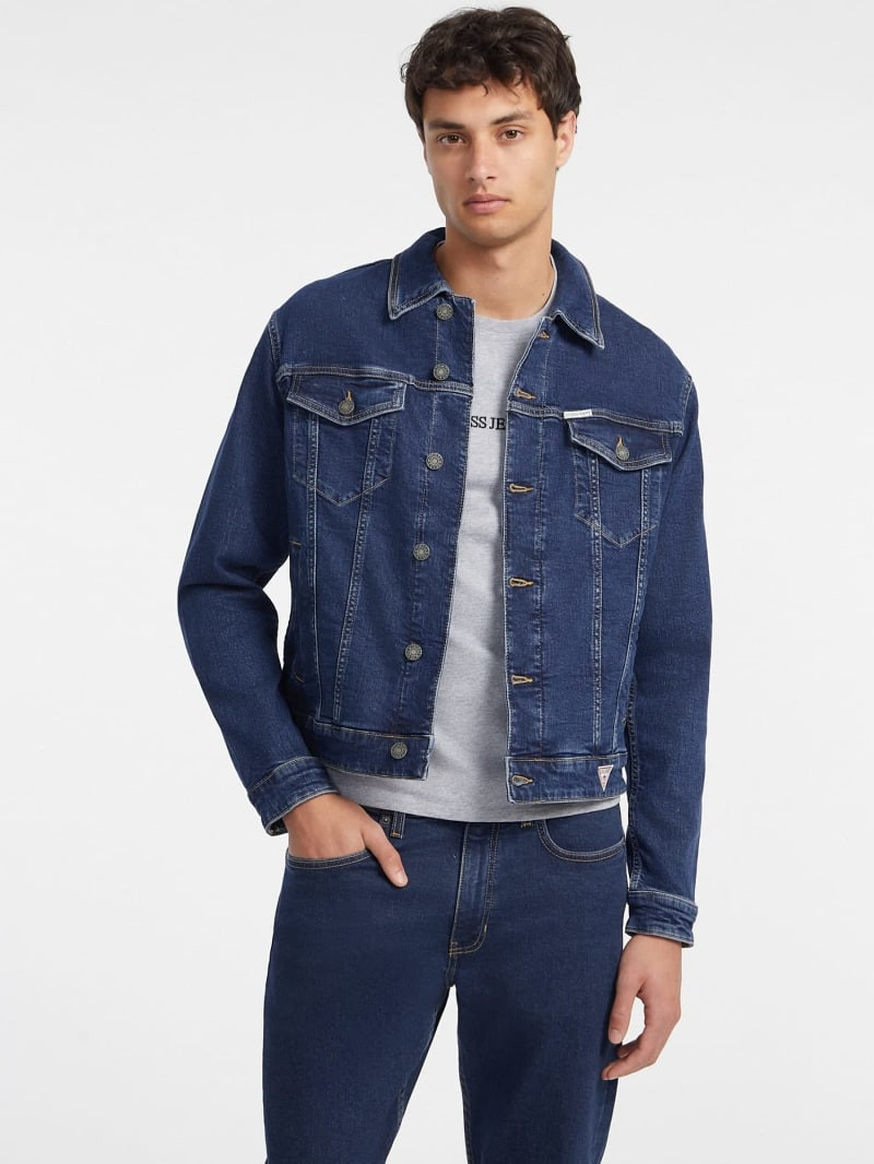 Men’s Slim-Fit Denim Trucker Jacket