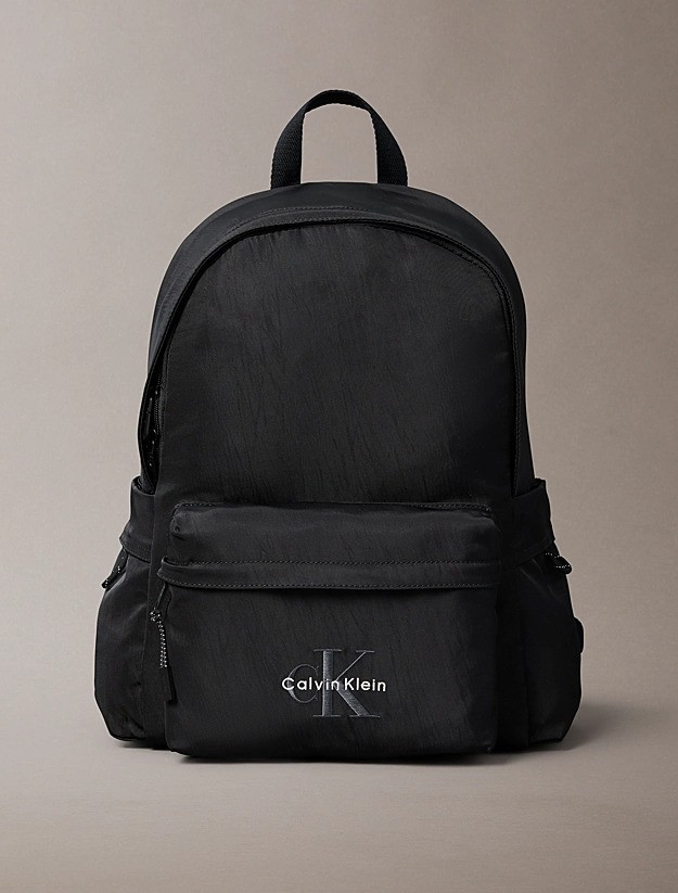 Men’s Calvin Klein nylon backpack with monogram logo