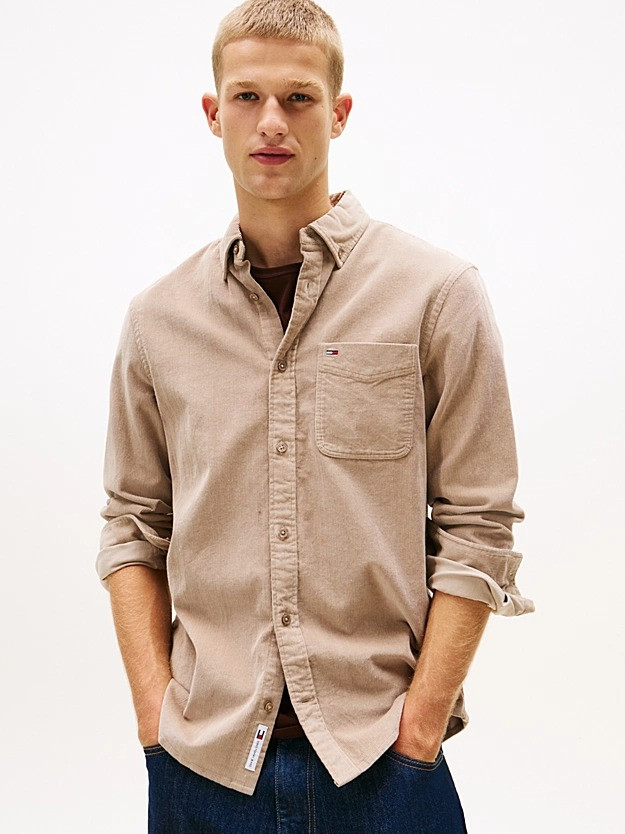 Men’s Regular Fit Corduroy Shirt