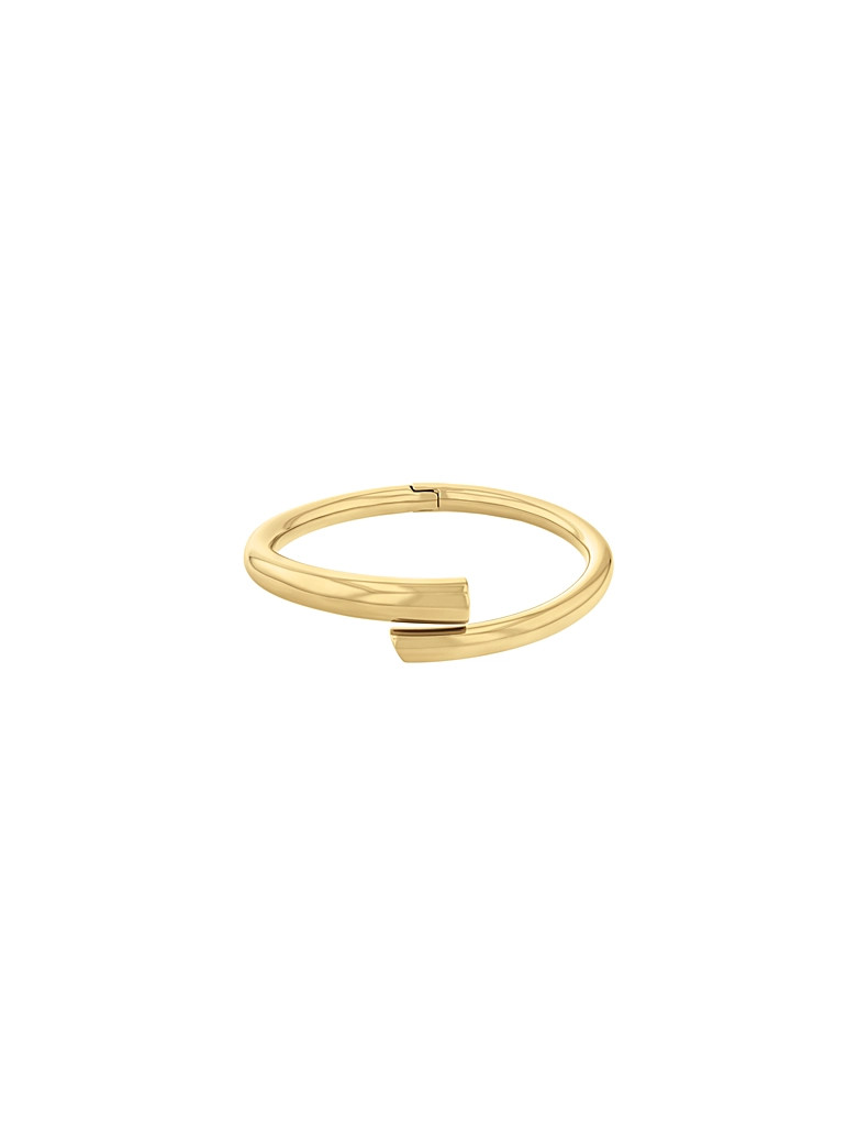 Calvin Klein Gold-plated spiral bangle