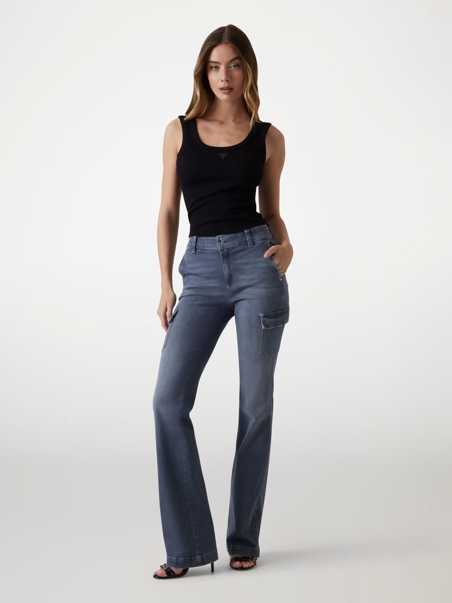 Guess Cargo bootcut jeans