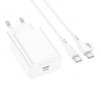 BOROFONE BA21A Pro Type-C to Type-C 1m-20W Charger