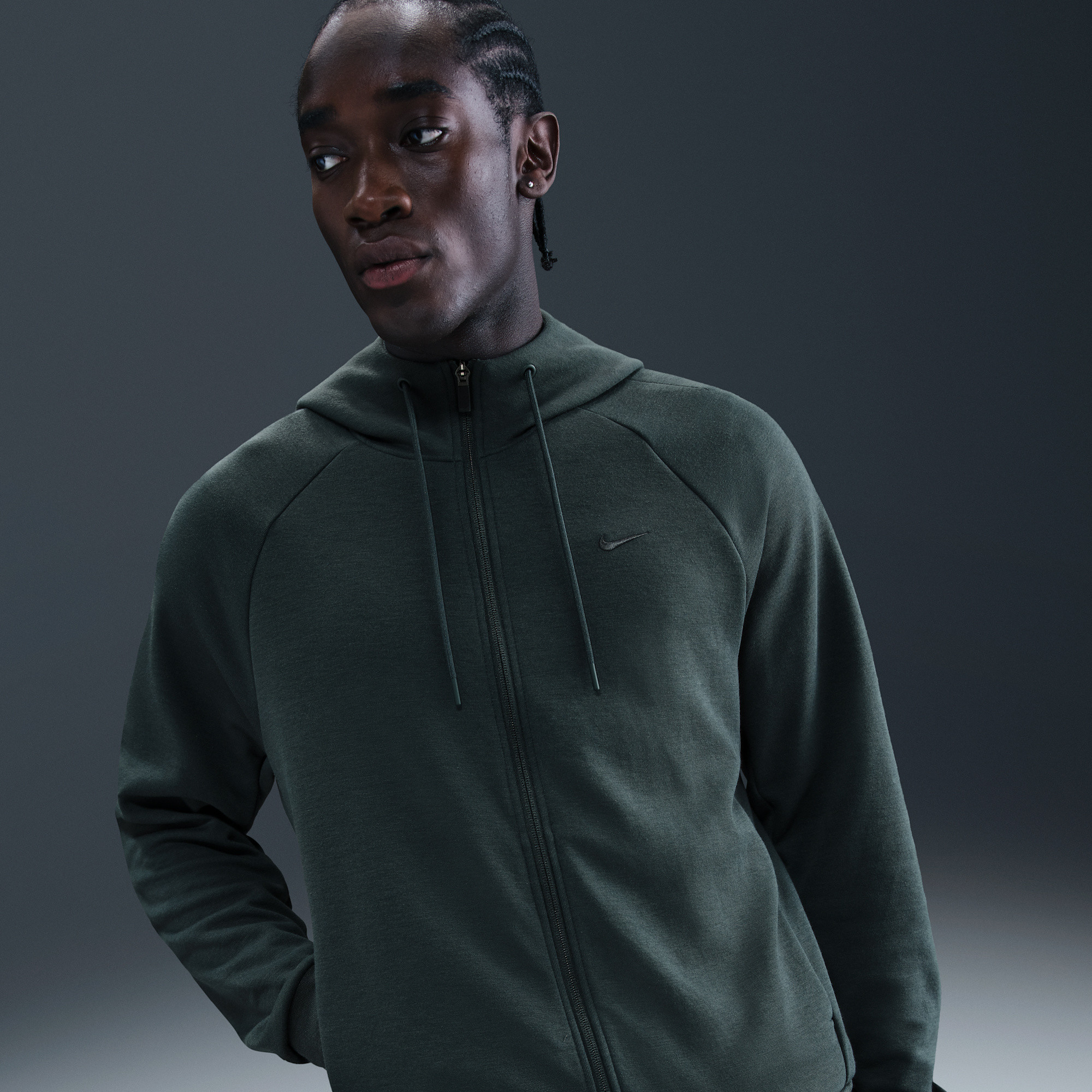 Nike Primary Fleece UV Performance Full-Zip Hoodie with Dri-FIT Technology