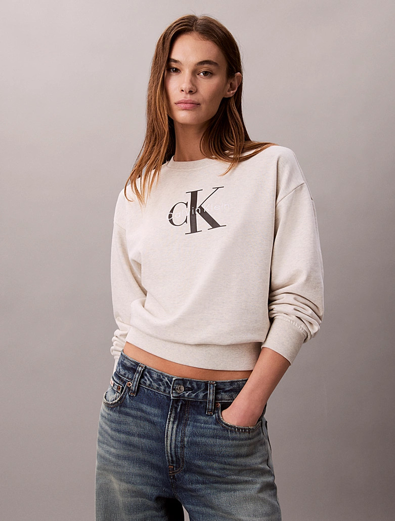 Calvin Klein Casual monogram sweatshirt