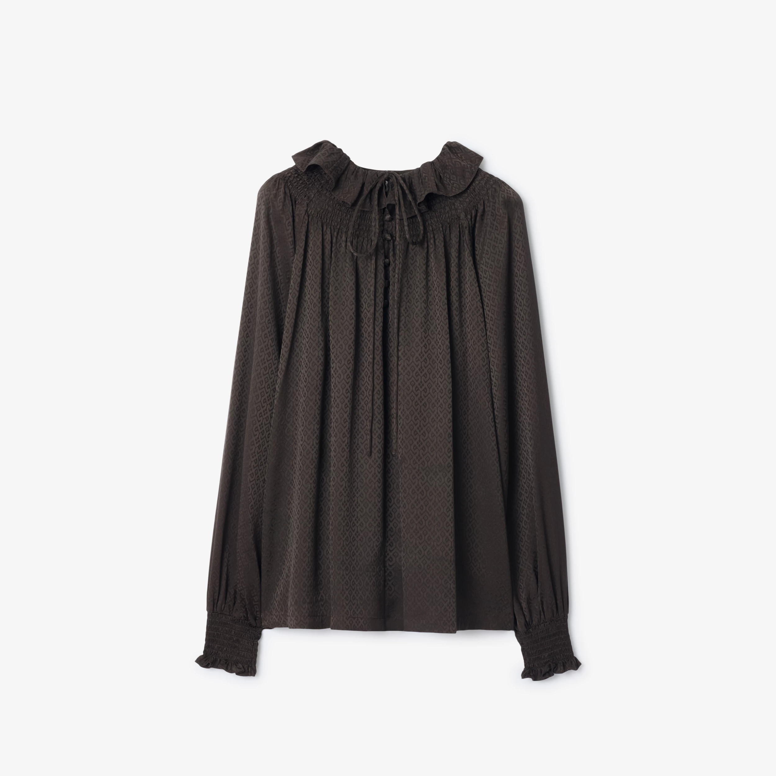 Burberry Geometric Silk Blouse